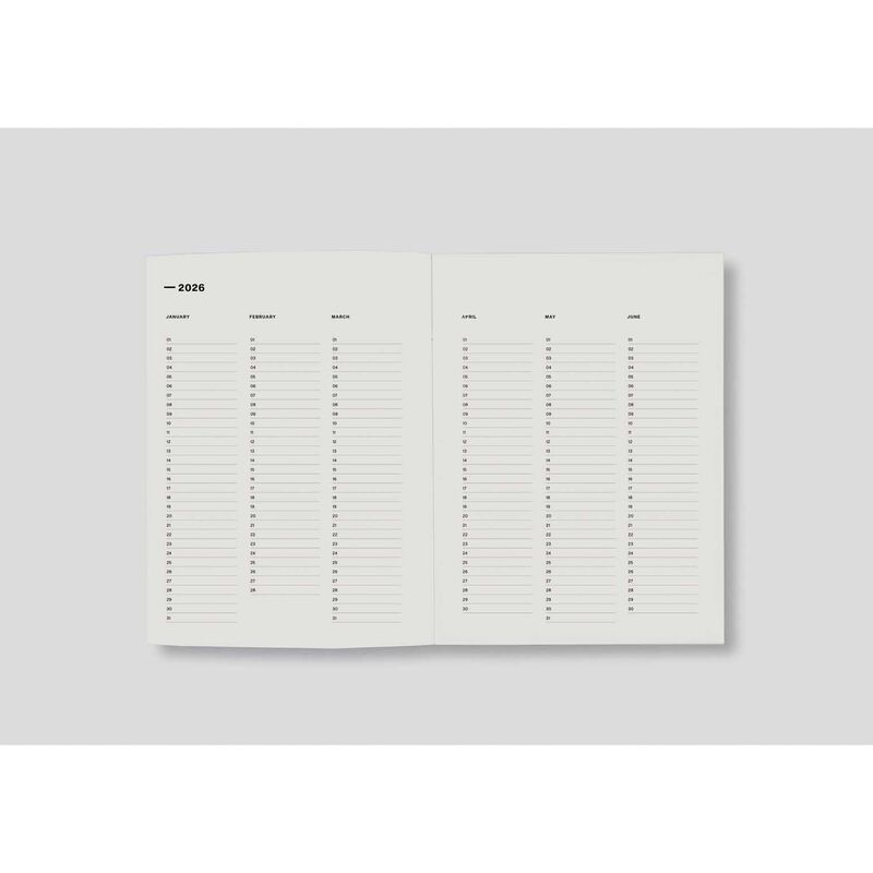 Father Rabbit Prussian Blue Floral Weekly Diary 2026 image number 2